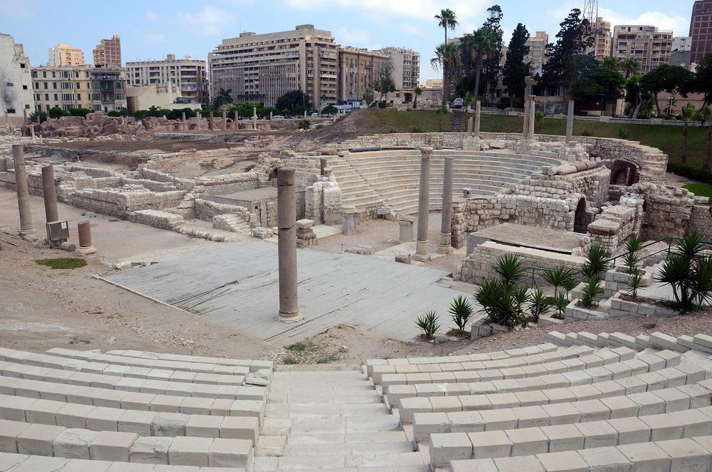 El anfiteatro romano de Alejandría en Kom El Dekka