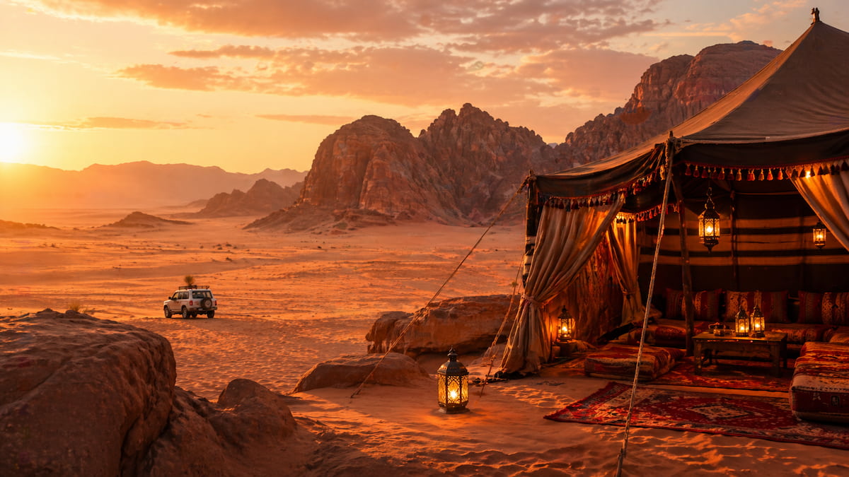 Deserto de Wadi Rum e Mar Morto